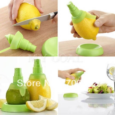2PCS Fruit Citrus Lemon Lime Orange Stem Sprayer Juicer Kitchen Tool Juice Maker[01010255 ]